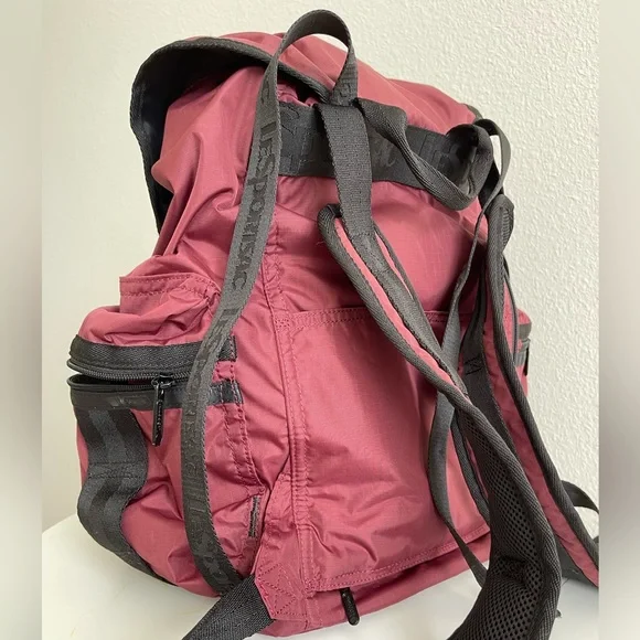 Lesportsac Pink and Gray Backpack - Picture 5 of 5